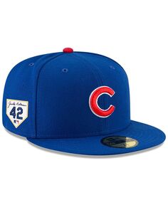 Мужская приталенная шляпа Royal Chicago Cubs 2023 Jackie Robinson Day 59FIFTY New Era