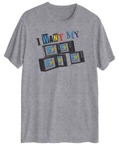 Мужская футболка MTV с короткими рукавами Hybrid