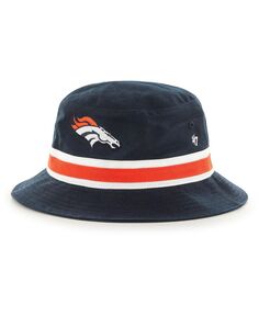 Мужская темно-синяя панама в полоску Denver Broncos &apos;47 &apos;47 Brand