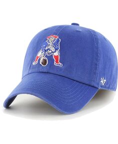 Мужская приталенная шляпа Royal New England Patriots Gridiron Classics Franchise Legacy &apos;47 Brand
