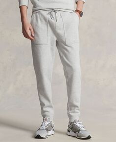 Мужские брюки-джоггеры двойной вязки в сетку Polo Ralph Lauren