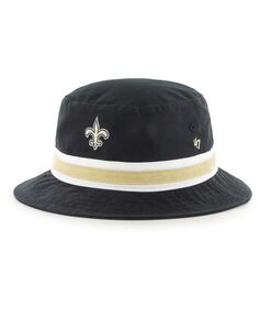 Мужская черная панама в полоску New Orleans Saints &apos;47 Brand