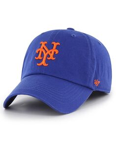 Мужская приталенная шляпа Royal New York Mets Cooperstown Collection Franchise &apos;47 Brand