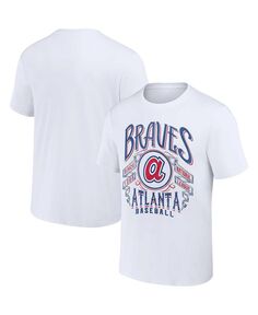 Мужская футболка Darius Rucker Collection by White Atlanta Braves Distressed Rock Fanatics