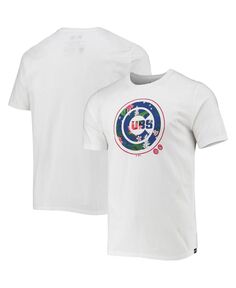 Мужская белая футболка на каждый день от бренда Chicago Cubs x &apos;47 Hurley