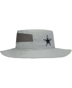 Серая панама Bora Bora Booney II Omni-Shade COOLMAX Dallas Cowboys Columbia