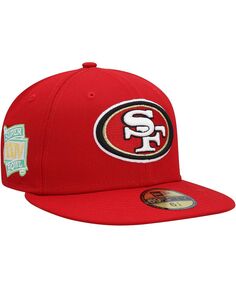 Мужская приталенная шляпа Scarlet San Francisco 49Ers Citrus Pop 59Fifty New Era