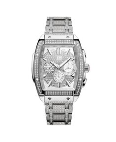 Мужские часы Echelon Platinum Series с бриллиантами (3 карата) из нержавеющей стали, 41 мм Jbw