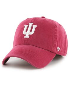 Мужская приталенная шляпа малинового цвета Indiana Hoosiers Franchise &apos;47 Brand