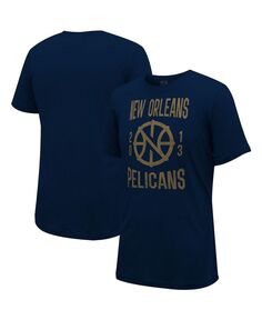 Мужская и женская темно-синяя футболка New Orleans Pelicans City Year Stadium Essentials