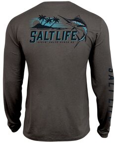 Мужская рубашка с длинными рукавами и рисунком Marlin Territory Salt Life