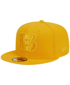 Мужская приталенная шляпа золотого цвета Cincinnati Bengals Color Pack 59FIFTY New Era