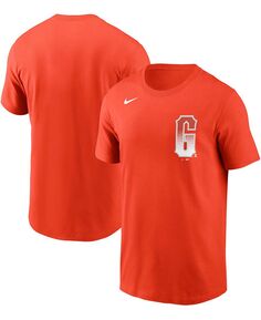Мужская оранжевая футболка San Francisco Giants City Connect с надписью Nike