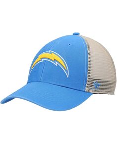 Мужская пудрово-синяя кепка Los Angeles Chargers Flagship MVP Snapback &apos;47 Brand