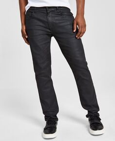 Мужские черные джинсы узкого кроя с покрытием I.N.C. International Concepts