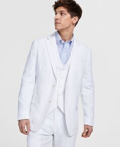 Мужской пиджак современного кроя из гибкого эластичного льна Tommy Hilfiger