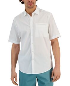 Мужская современная рубашка классического кроя на пуговицах из эластичного материала Alfani