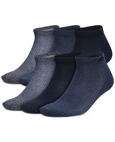 Мужские спортивные низкие носки с мягкой подкладкой — 6 шт. adidas
