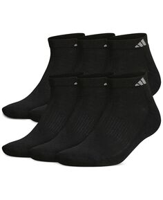 Мужские низкие носки увеличенного размера с мягкой подкладкой, 6 шт. adidas