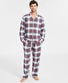 Мужской хлопковый пижамный комплект Stewart в клетку Family Pajamas