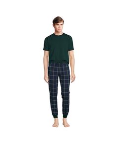Мужской пижамный комплект для сна из трикотажного джерси Lands&apos; End