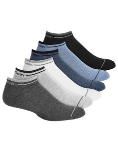 Набор из шести носков до щиколотки с язычком сзади Calvin Klein