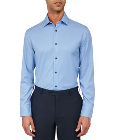Комфортная классическая рубашка приталенного кроя с клетчатым узором, эластичная и охлаждающая ConStruct