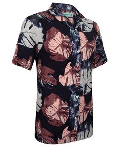 Мужская повседневная гавайская рубашка на пуговицах с коротким рукавом Mio Marino