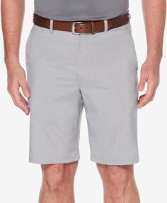 Мужские шорты для гольфа Heather с плоской передней частью и активным поясом PGA TOUR