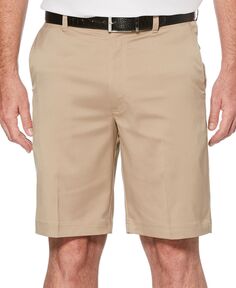 Мужские шорты для гольфа с активным поясом и большим и высоким плоским передом PGA TOUR