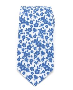 Мужской синий галстук в тропическом стиле Cufflinks Inc.