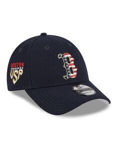 Мужская регулируемая кепка темно-синего цвета Boston Red Sox 2023 Четвертое июля 9FORTY New Era