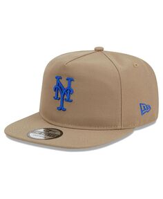 Мужская регулируемая кепка цвета хаки New York Mets Golfer New Era