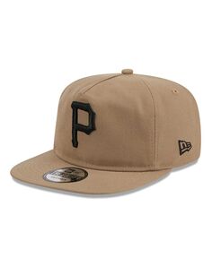 Мужская регулируемая кепка цвета хаки Pittsburgh Pirates Golfer New Era