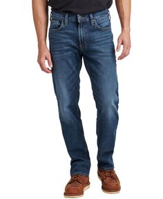 Мужские большие и высокие джинсы свободного кроя из денима Silver Jeans Co.