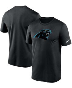Мужская черная футболка с логотипом Big and Tall Carolina Panthers Essential Legend Performance Nike