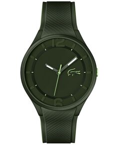 Мужские часы Ollie Green на силиконовом ремешке 44 мм Lacoste