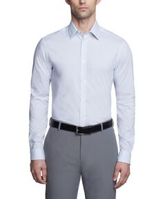 Мужская классическая рубашка Steel Plus Slim Fit стрейч без морщин Calvin Klein