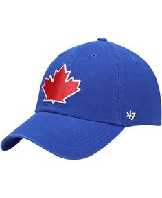 Мужская бейсболка Royal Toronto Blue Jays Leaf Clean Up &apos;47 Brand