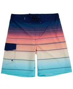 Мужские шорты для плавания без сетчатой ​​подкладки, 9 дюймов, быстросохнущие плавки с эластичной резинкой на талии, размер до 2XL Rokka&amp;Rolla Rokka&Rolla