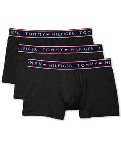 Мужские влагоотводящие хлопковые эластичные плавки — 3 шт. Tommy Hilfiger