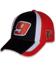 Мужская регулируемая шляпа Chase Elliott Restart черного, оранжевого цвета Hendrick Motorsports Team Collection