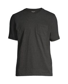 Мужская футболка Super-T с коротким рукавом и карманом Lands&apos; End