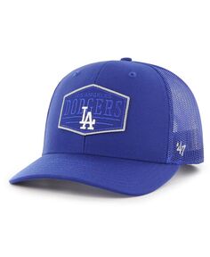 Мужская регулируемая шляпа Royal Los Angeles Dodgers Ridgeline с нашивкой в ​​тон Trucker &apos;47 Brand