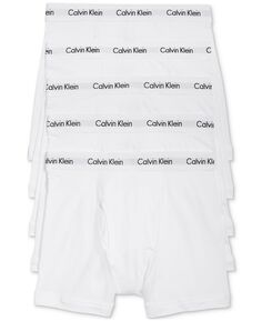 Мужские хлопковые эластичные плавки, 5 шт. нижнего белья Calvin Klein