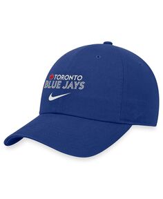 Мужская регулируемая шляпа Royal Toronto Blue Jays с надписью Swoosh Heritage86 Nike