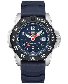 Мужские часы Swiss Navy Seal RSC с синим каучуковым ремешком, 45 мм Luminox