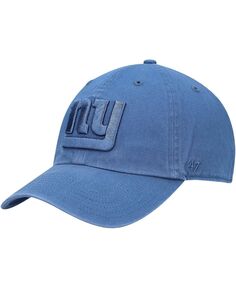 Мужская регулируемая шляпа Timber Blue New York Giants Clean Up &apos;47 Brand