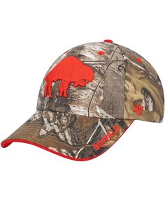 Мужская регулируемая шляпа с камуфляжным принтом Realtree Buffalo Bills Frost Mvp Throwback Logo &apos;47 Brand