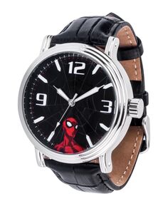 Мужские часы Marvel Spider-Man из сплава серебристого цвета в винтажном стиле, 44 мм ewatchfactory
